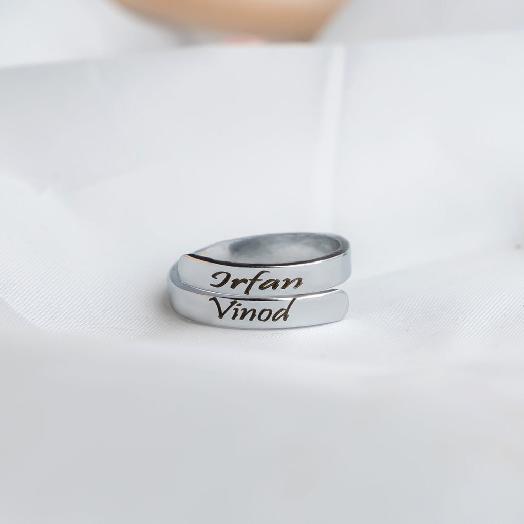 Engraved Name Ring